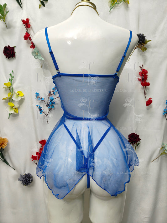 Set Romina azul rey