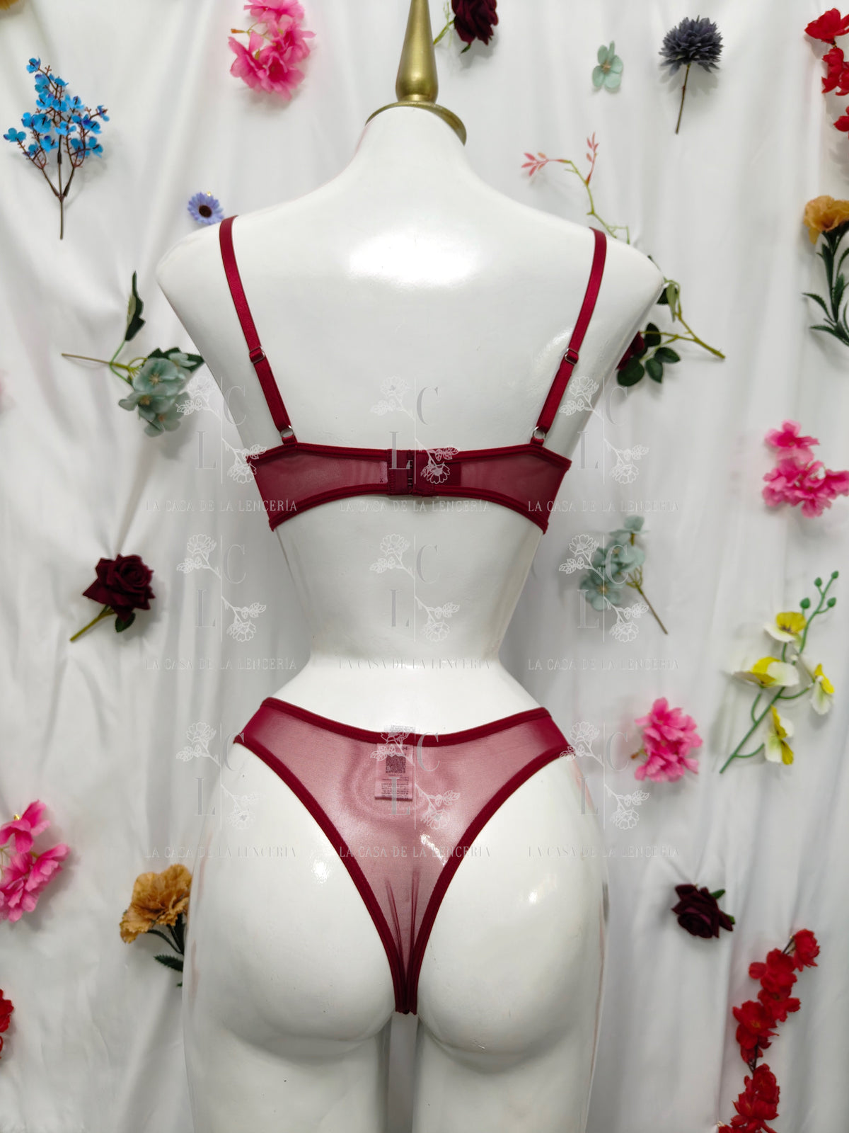 Set Amalia guinda