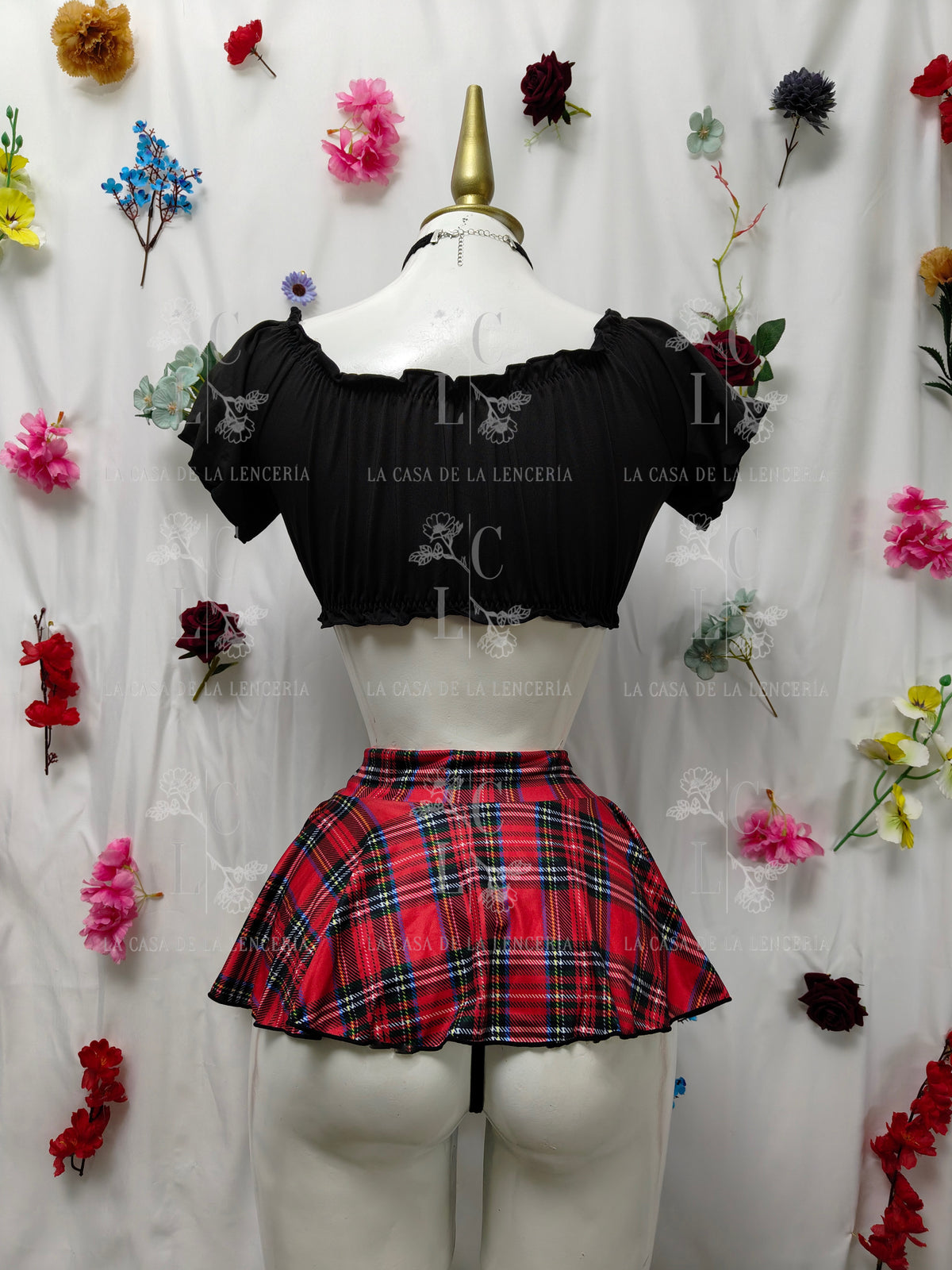 Set colegiala negro