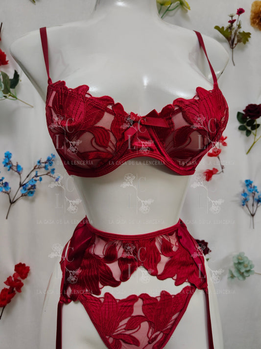 Set Océano rojo liguero