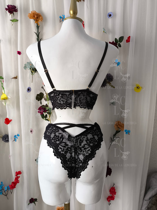 Set Romántica Negro