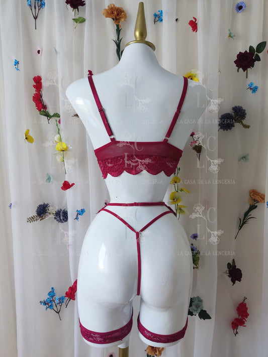 Set Rubí rojo