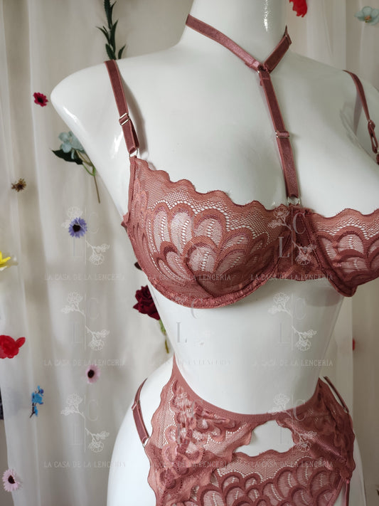 Set Clavel nude