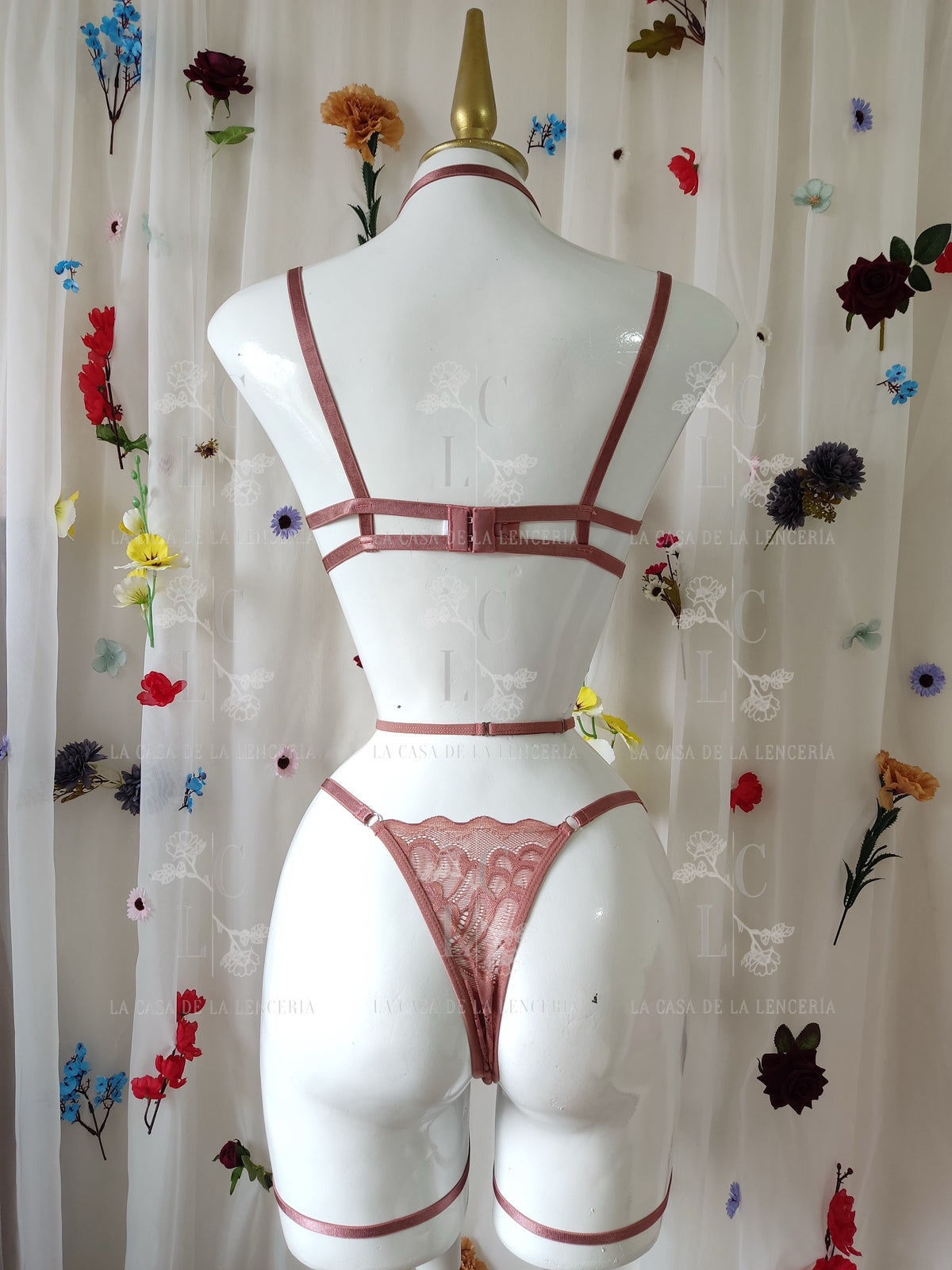 Set Clavel nude
