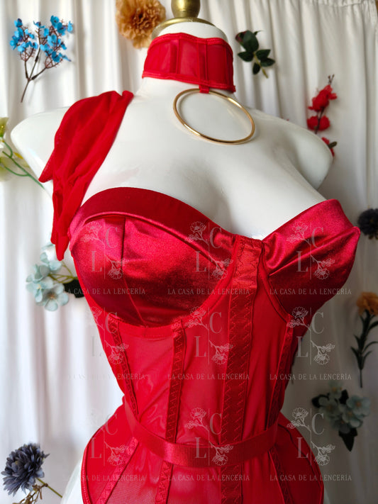 Set Perséfone rojo
