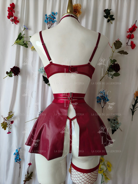 Set Amazonas guinda