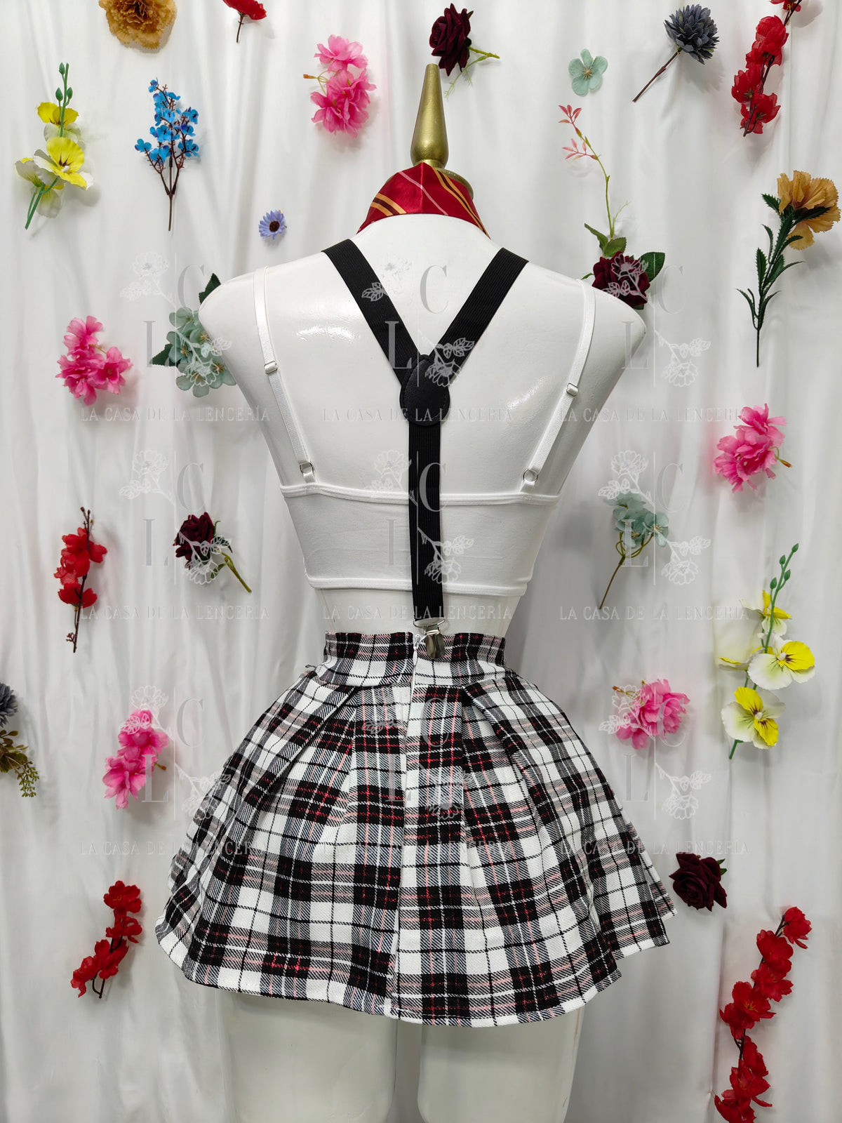 Set colegiala corbata