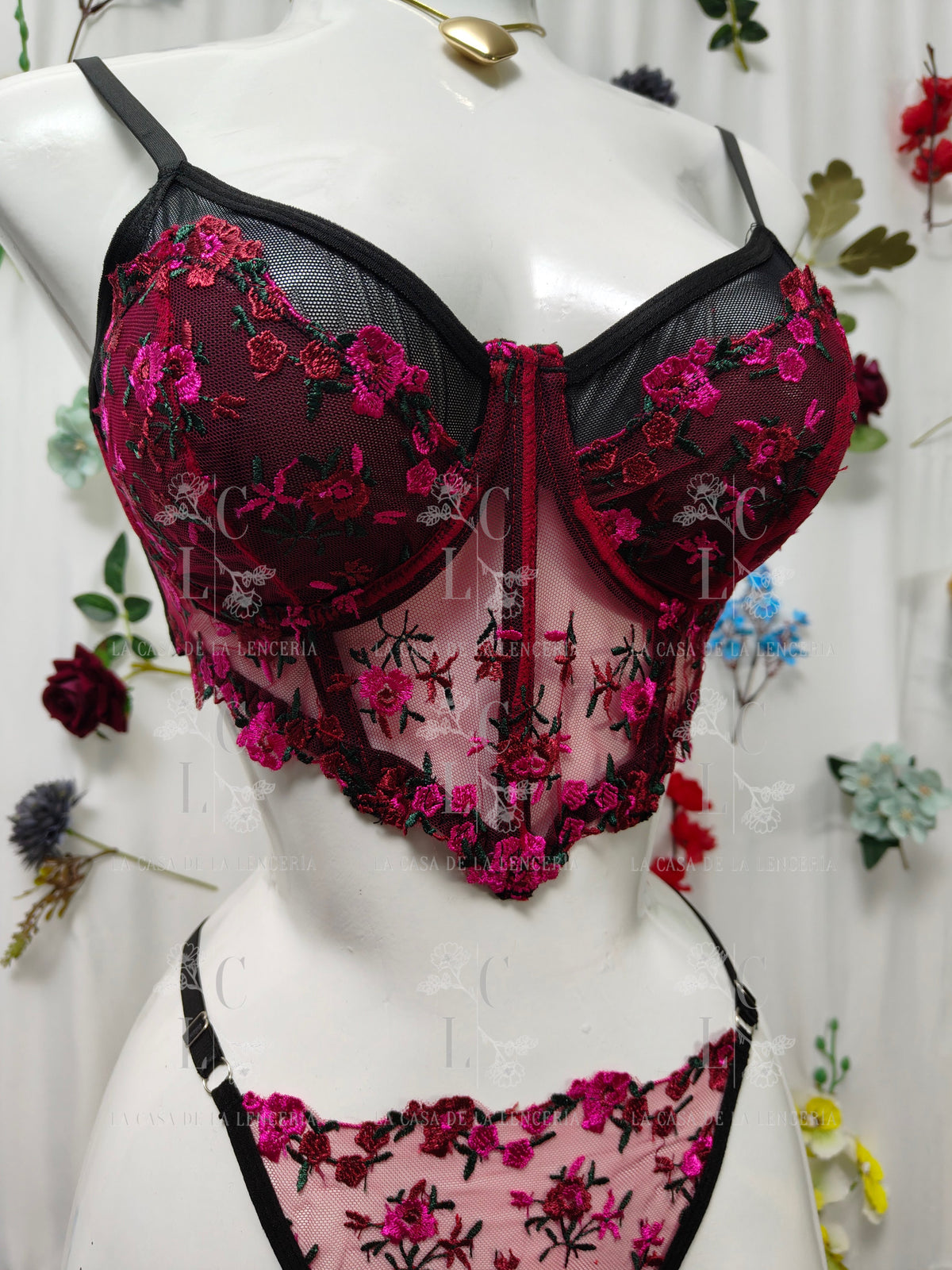 Set Noche fucsia