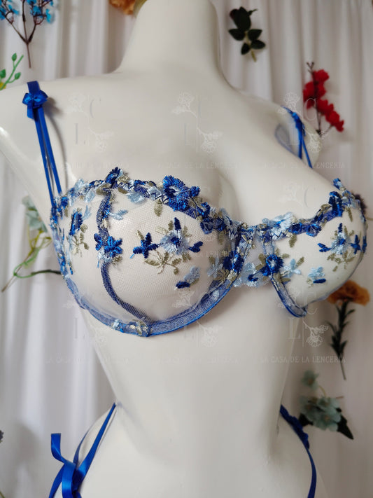 Set amanecer azul