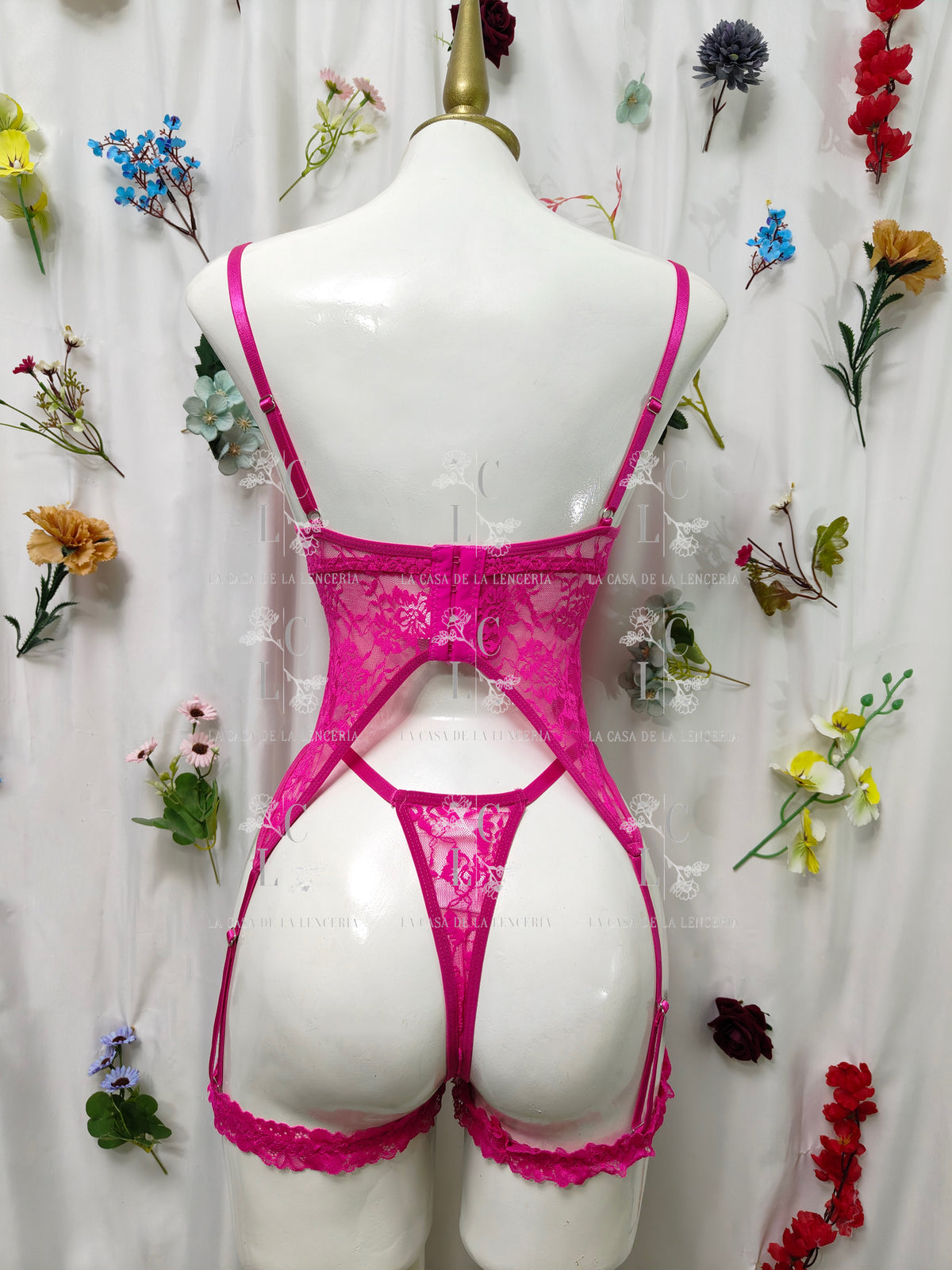 Set África fucsia