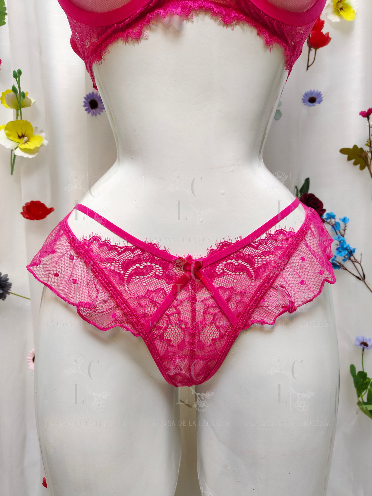 Set Borgoña fucsia