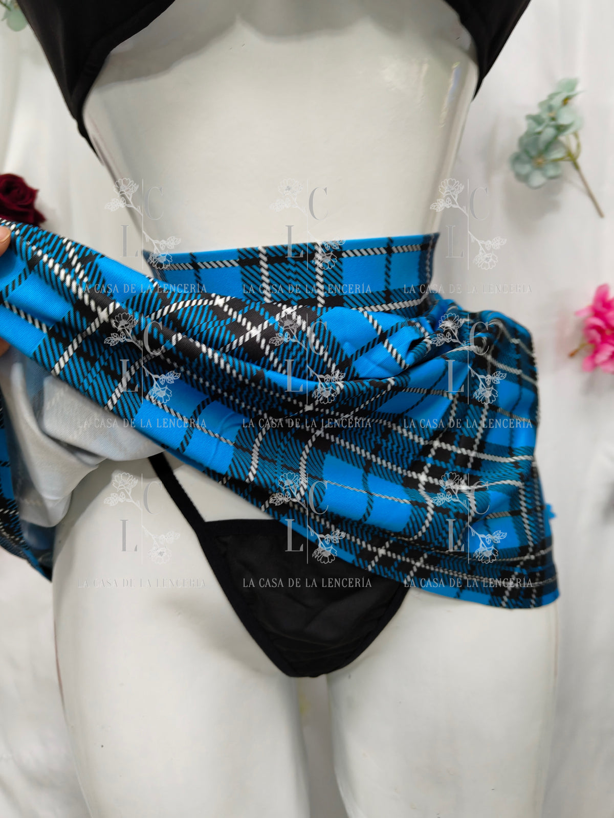 Set Colegiala azul