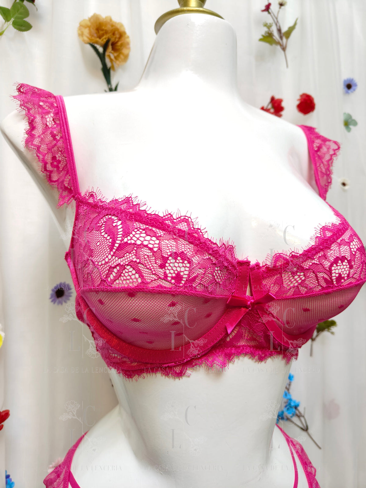 Set Borgoña fucsia
