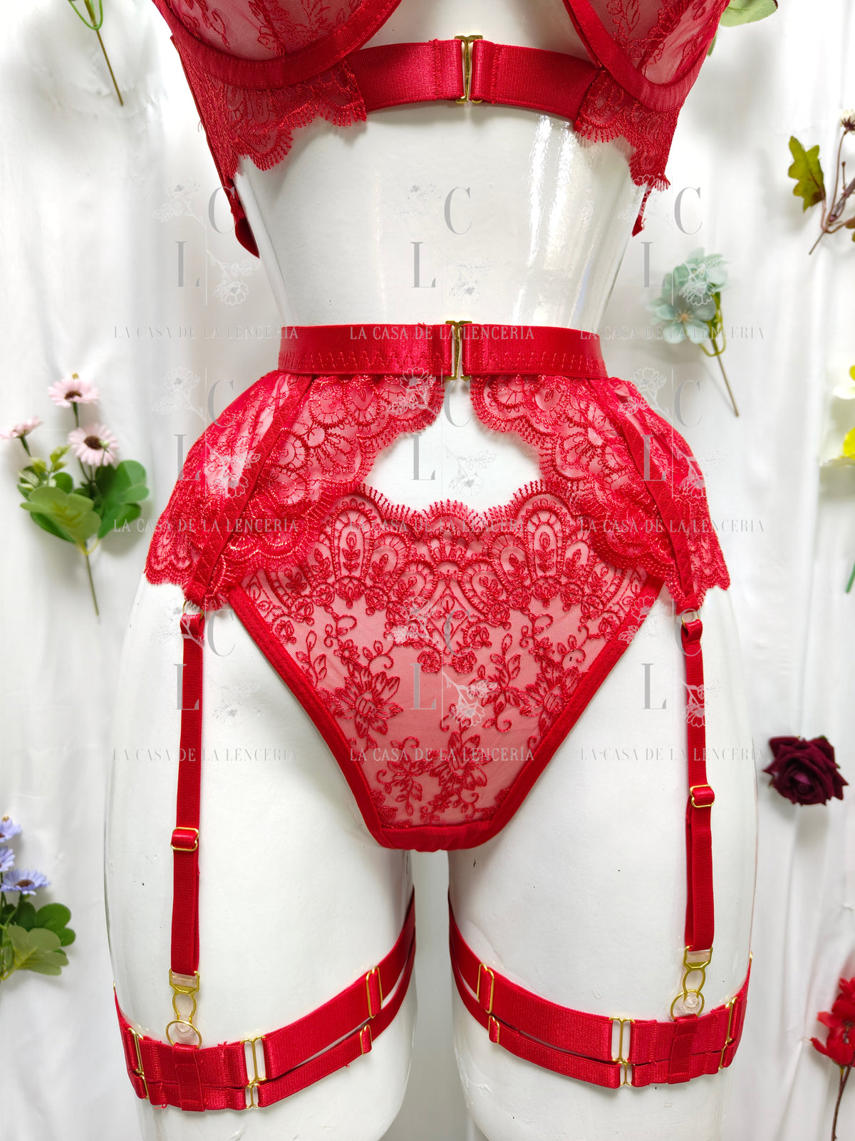 Set Ágata rojo