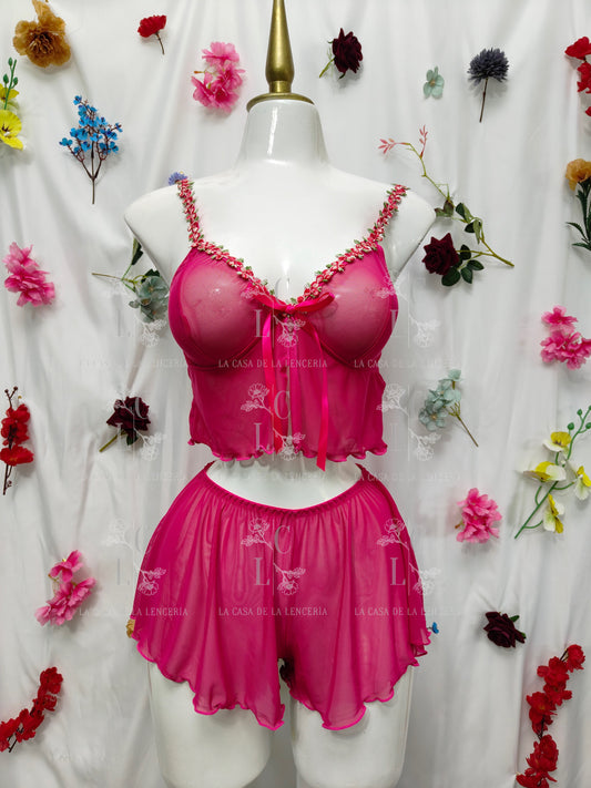 Set Rosandy fucsia