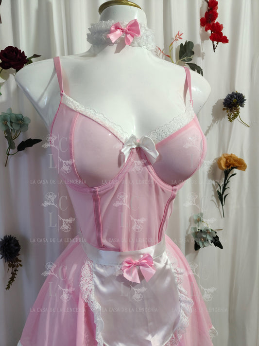 Set Mucama rosa