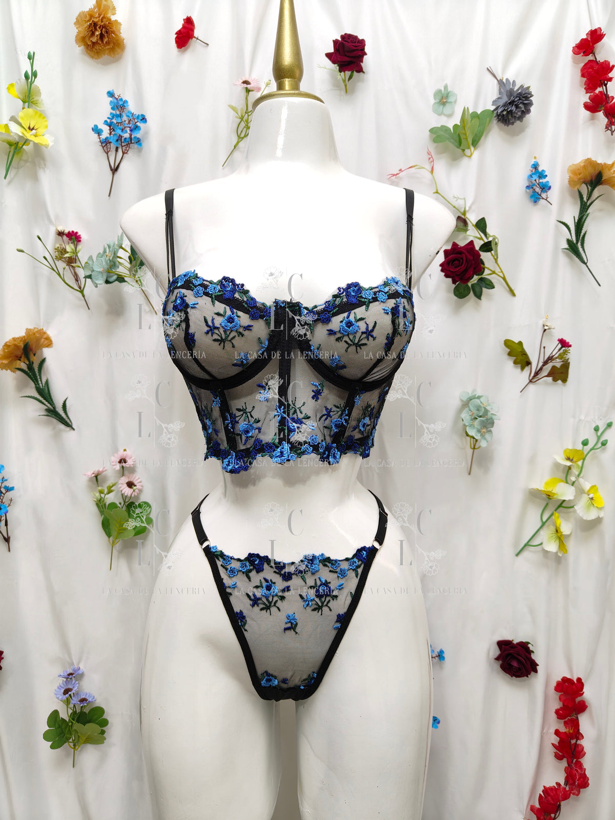 Set Noche corset