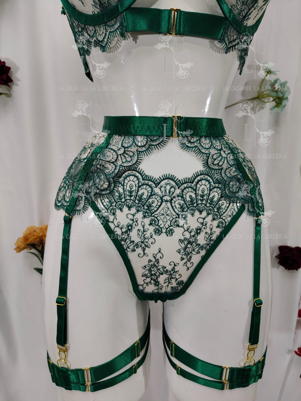 Set Ágata verde