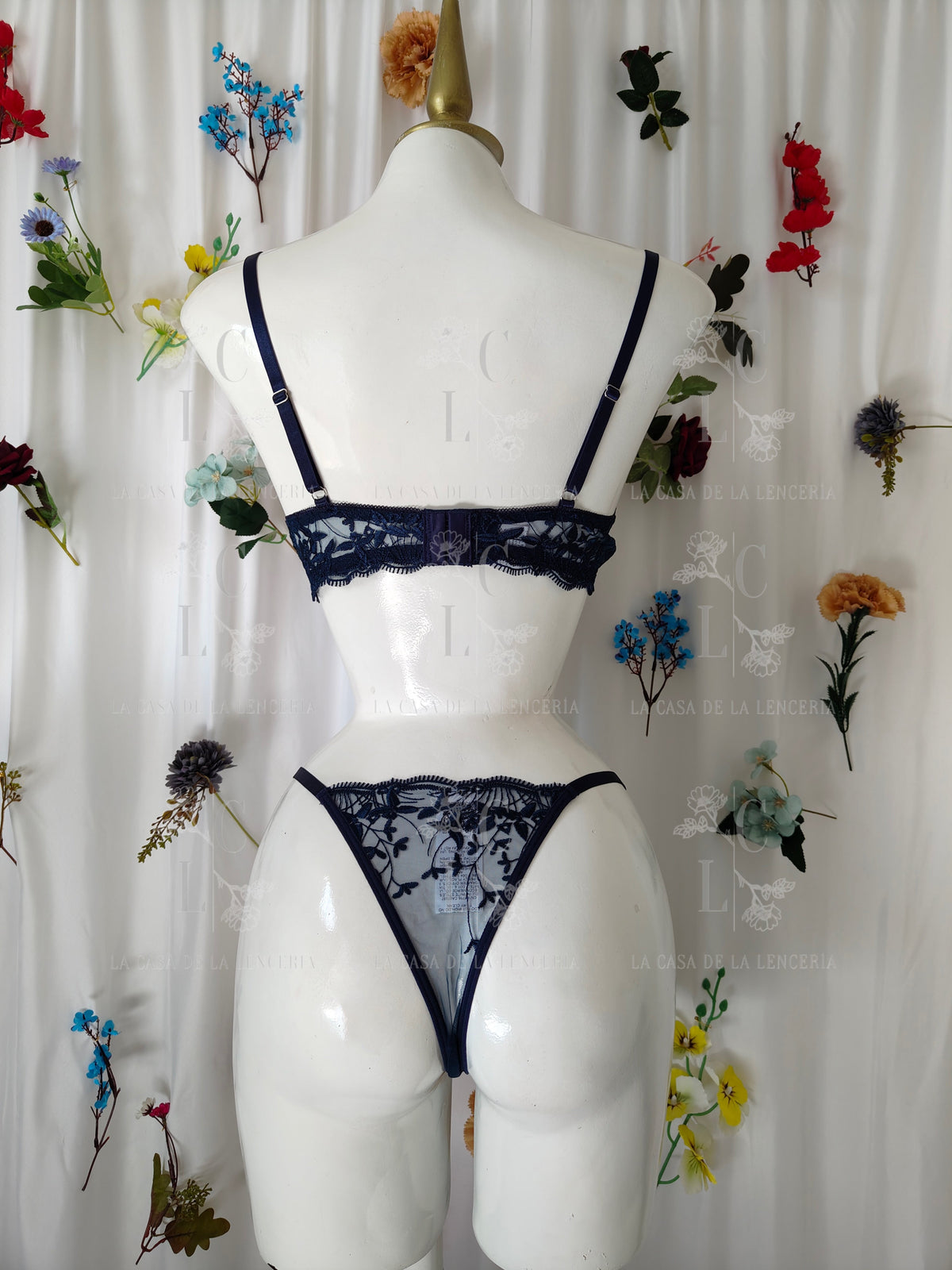 Set Flor de Lino marino