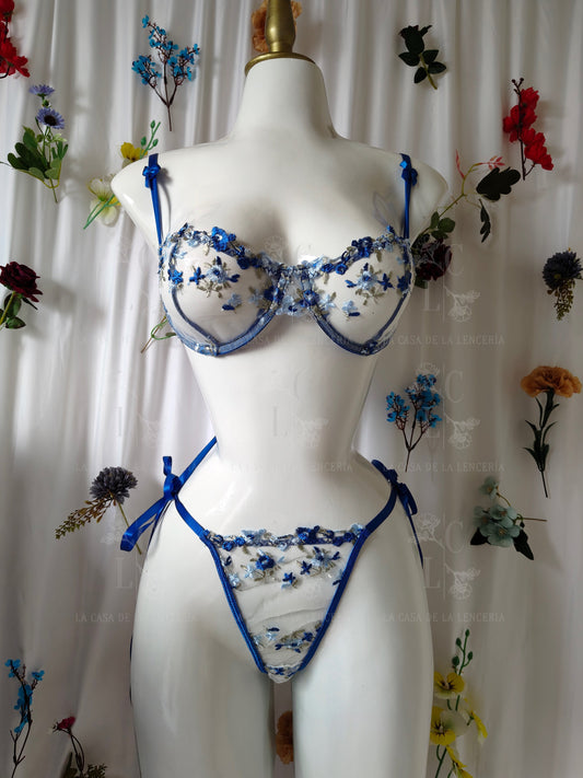 Set amanecer azul