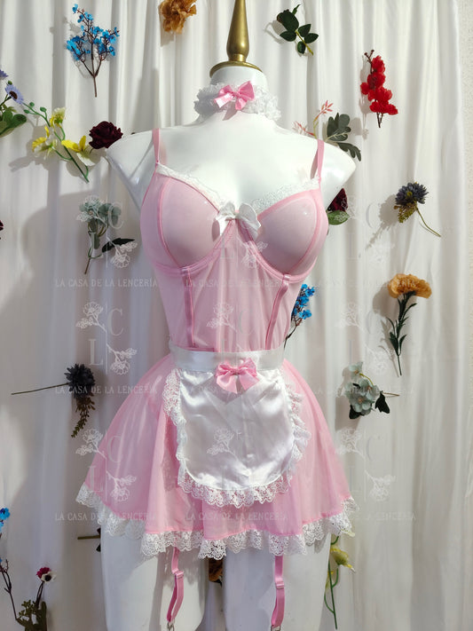 Set Mucama rosa