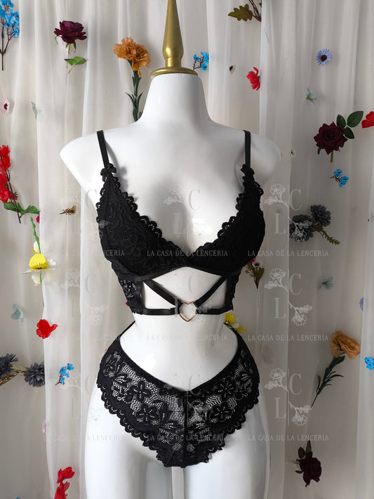Set Romántica Negro
