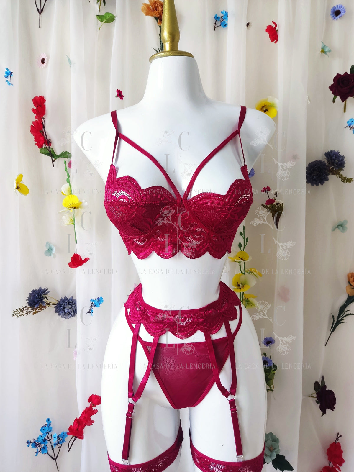 Set Rubí rojo