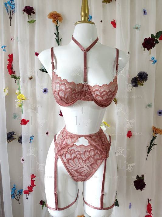Set Clavel nude
