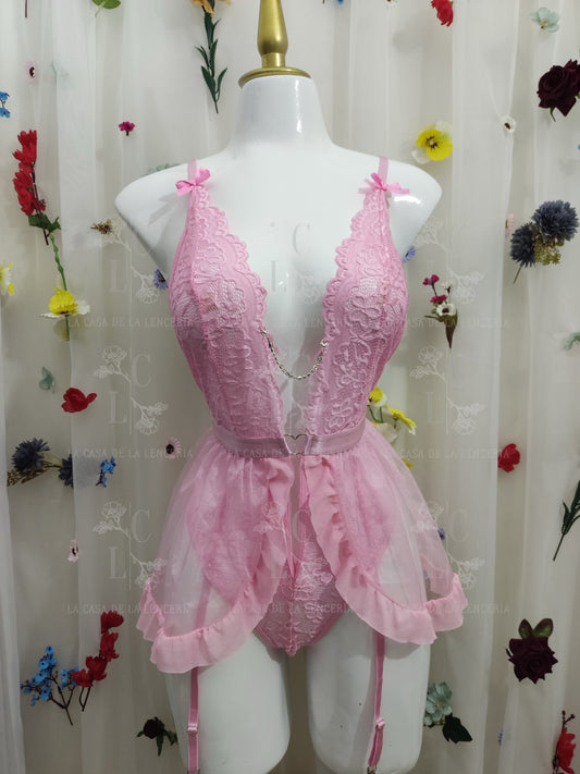 Body Malibú rosa