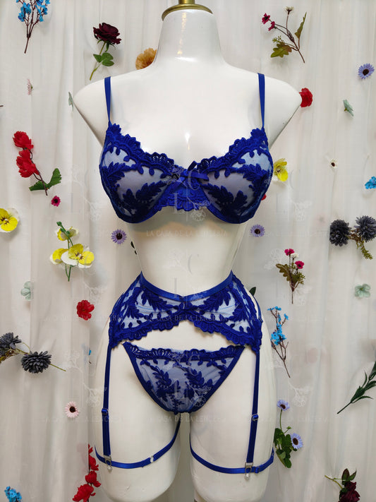 Set Minka Azul rey