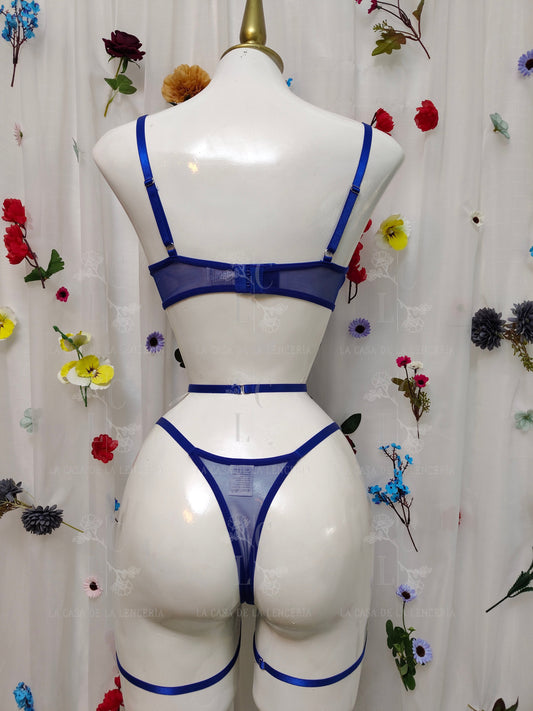 Set Minka Azul rey