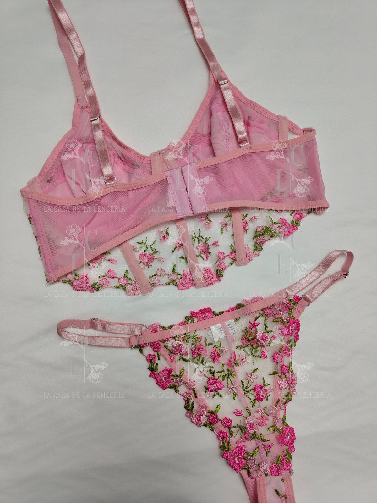 Set noche rosa