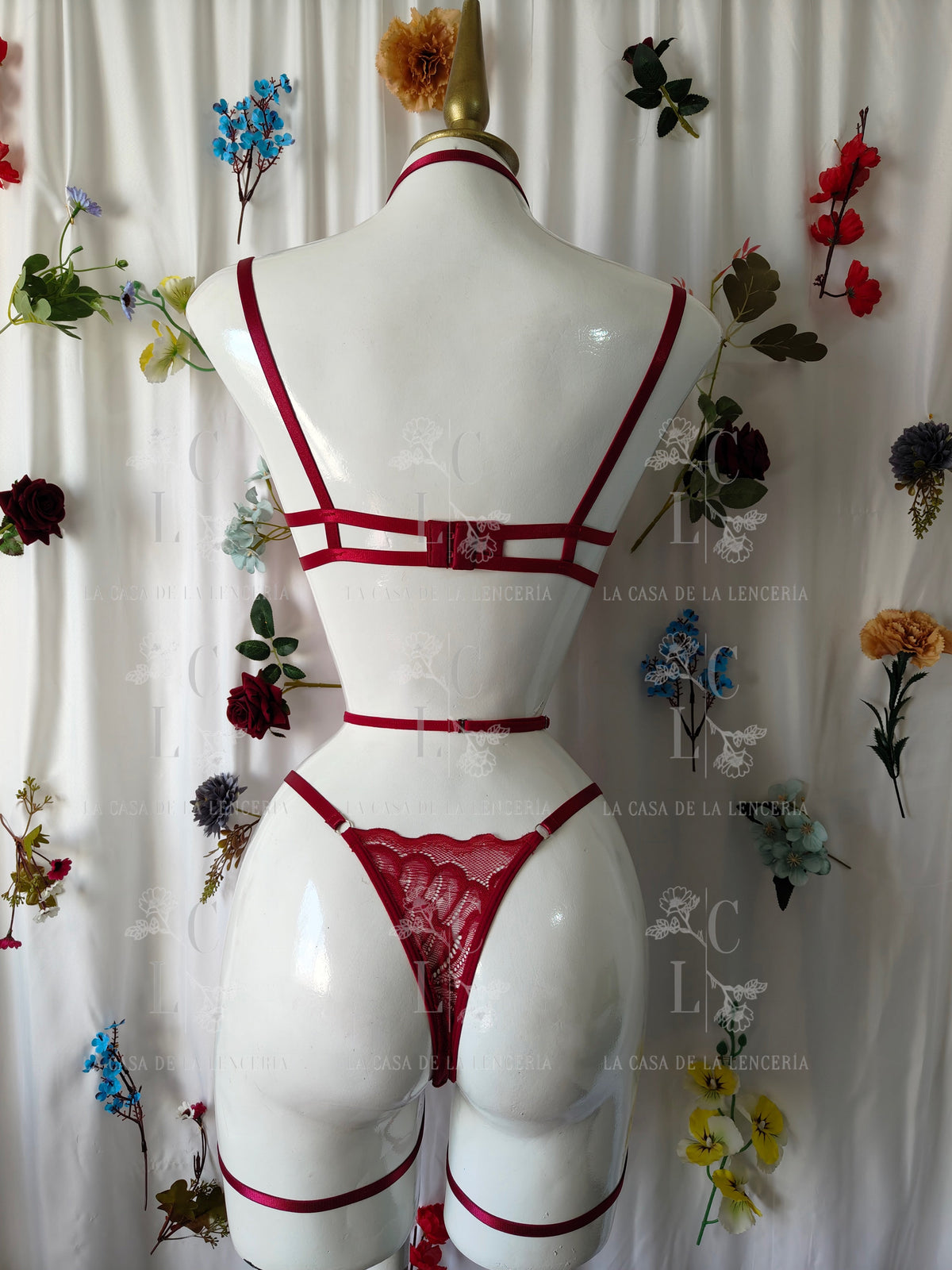 Set Clavel guinda