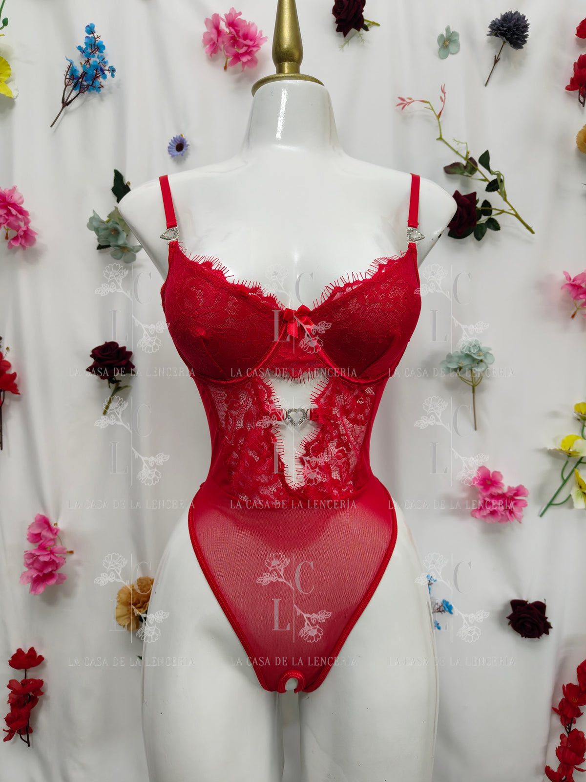 Set diamante rojo
