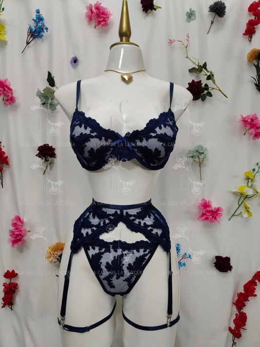 Set Minka azul marino