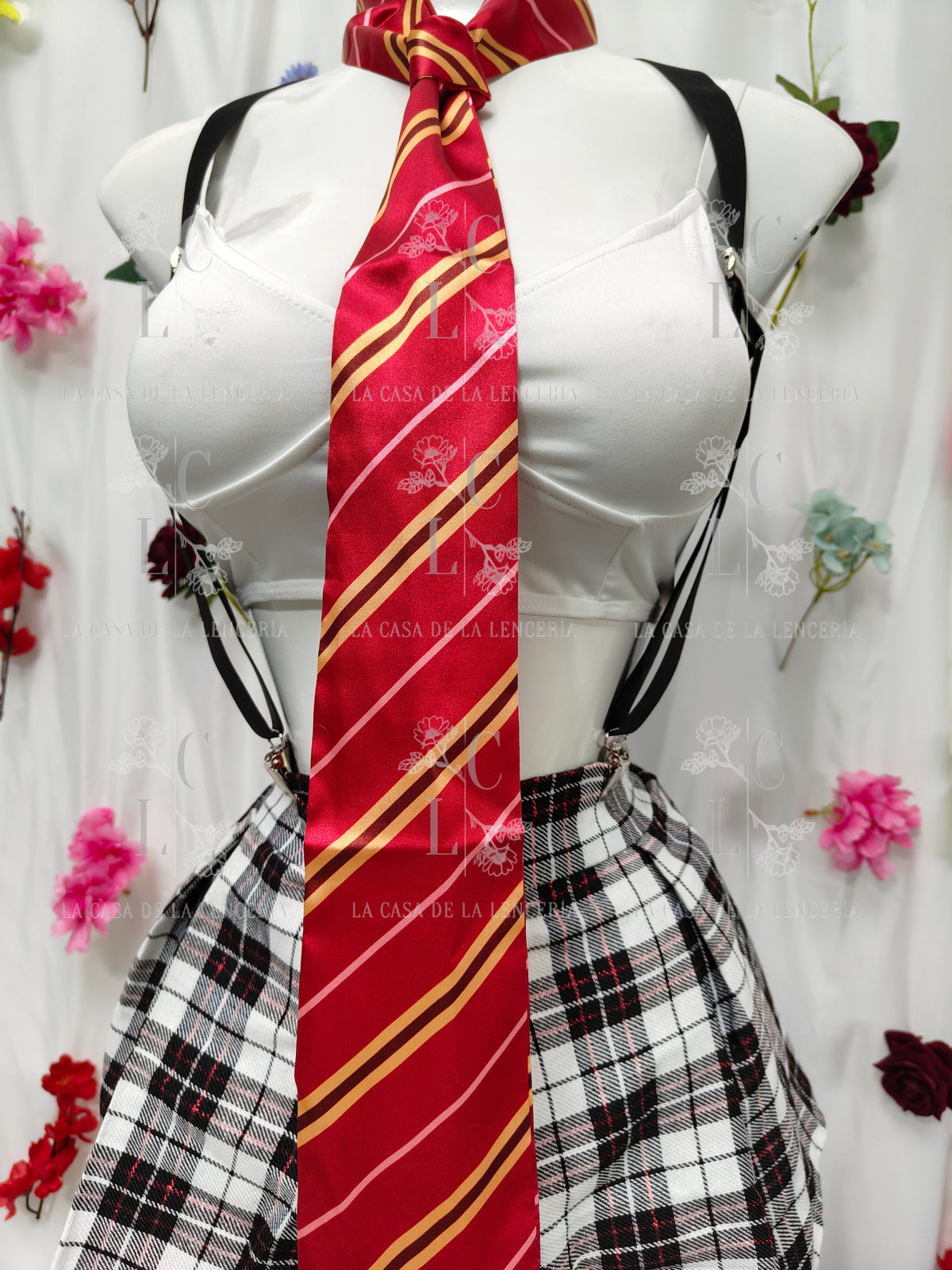 Set colegiala corbata