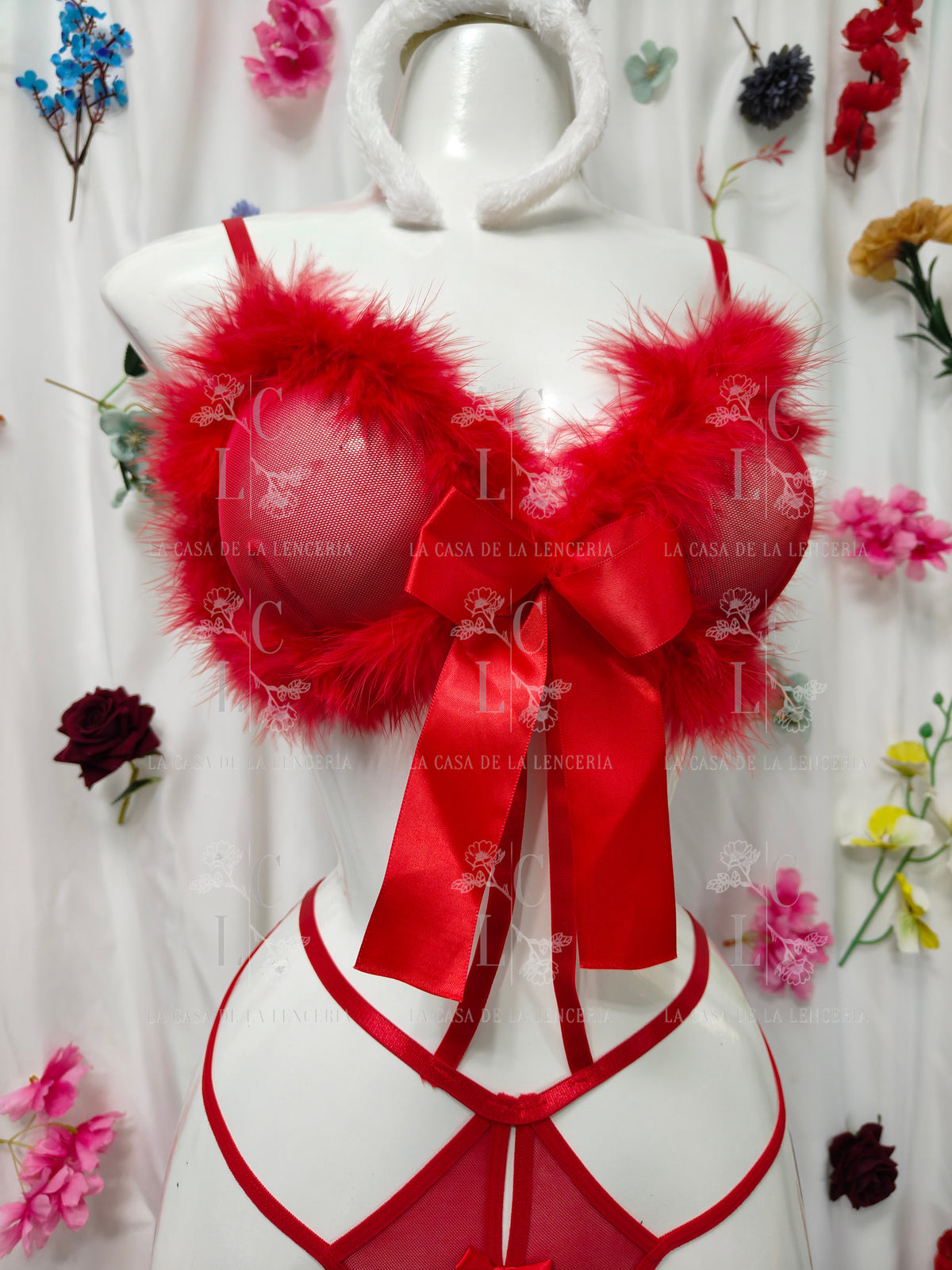 Set conejita rojo